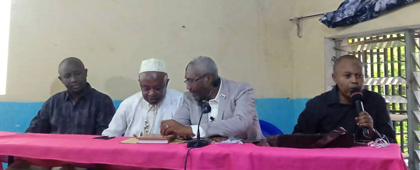 Dr Abdoulanziz a dévoilé son plan d'action pour le gouvernorat de Mohéli